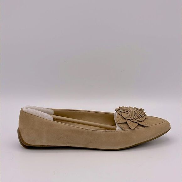 Talbots Shoes Francesca Flower Driving Flats NIB - Picture 3 of 6